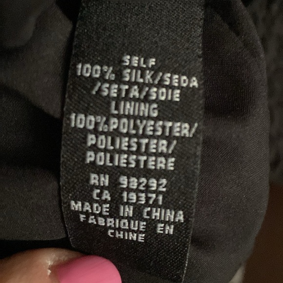 TIBI black silk sheer cape dress beading 6 - Picture 5 of 5